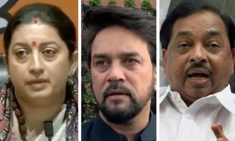 Smriti Irani, Anurag Thakur, Narayan Rane Not In Modi 3.0 Cabinet